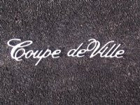 1971 Coupe de Ville Front Fender Script