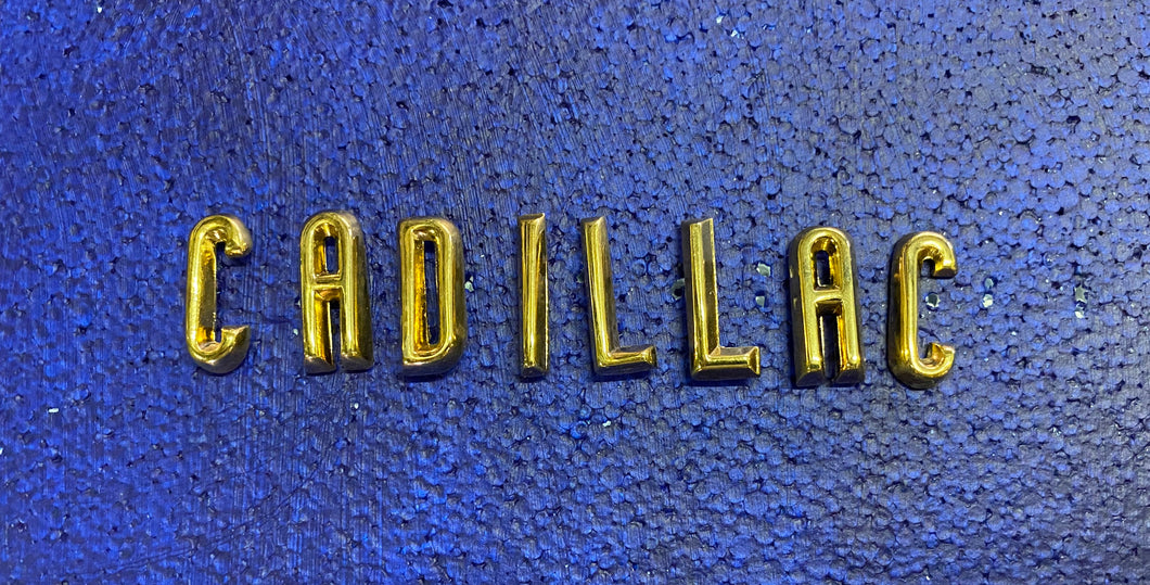 1957 Cadillac Trunk Letters