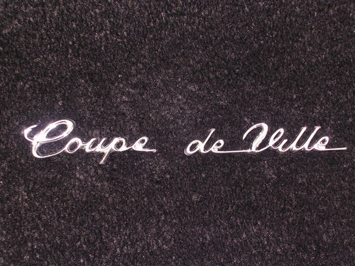 1959-1960 Coupe de Ville Rear 1/4 Script